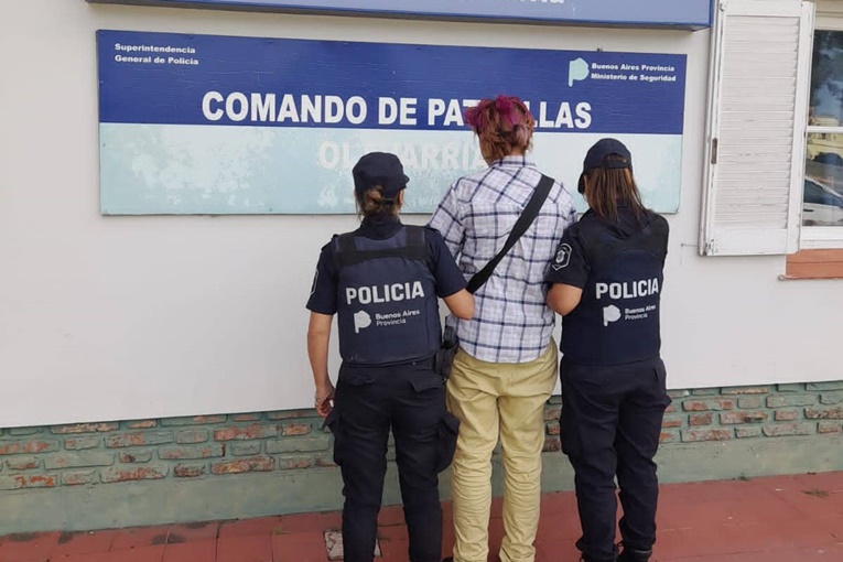 Aprehendieron a una mujer