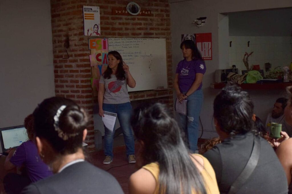 El Movimiento Evita presentó