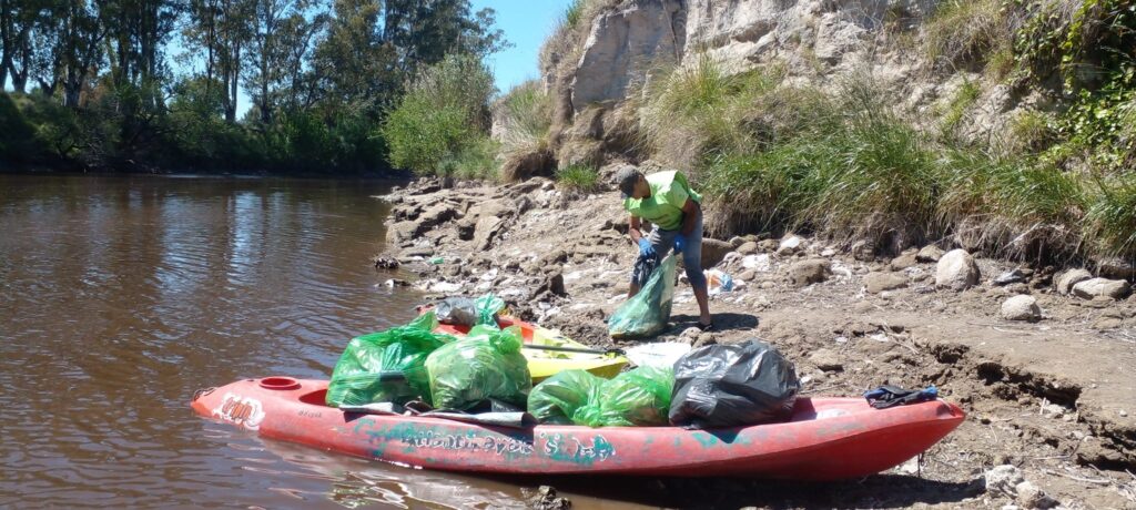 Remada Verde Olavarría limpió