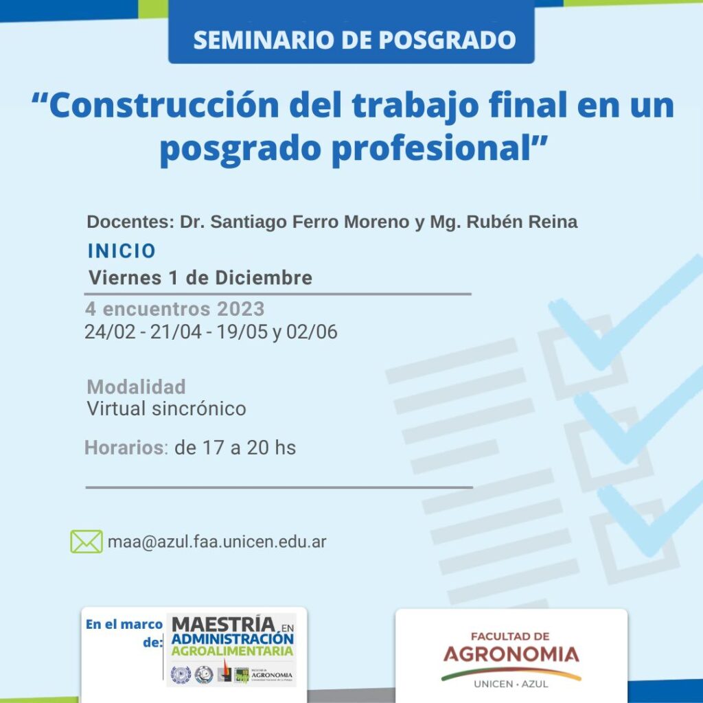 Seminario de posgrado
