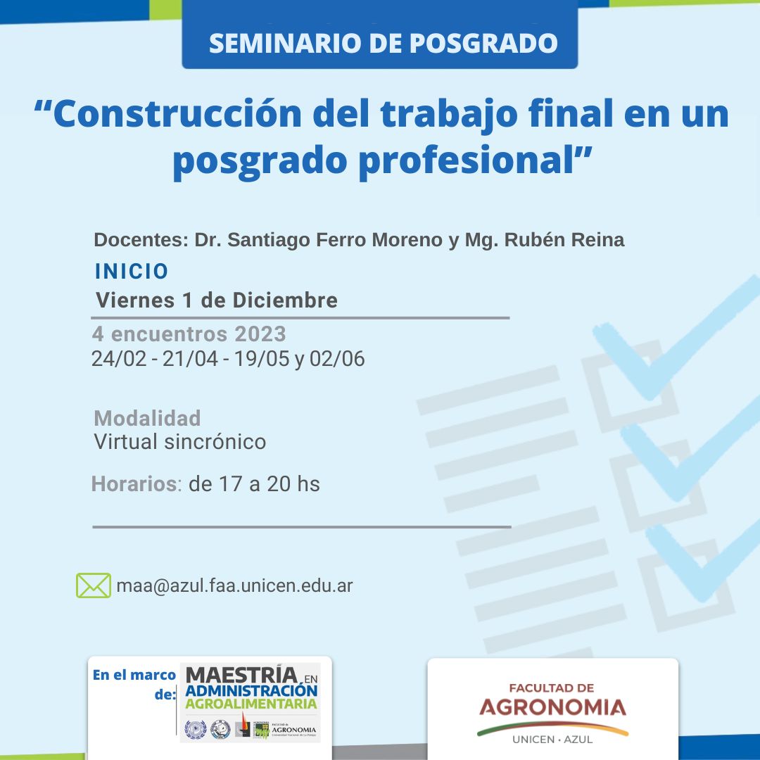Seminario de posgrado