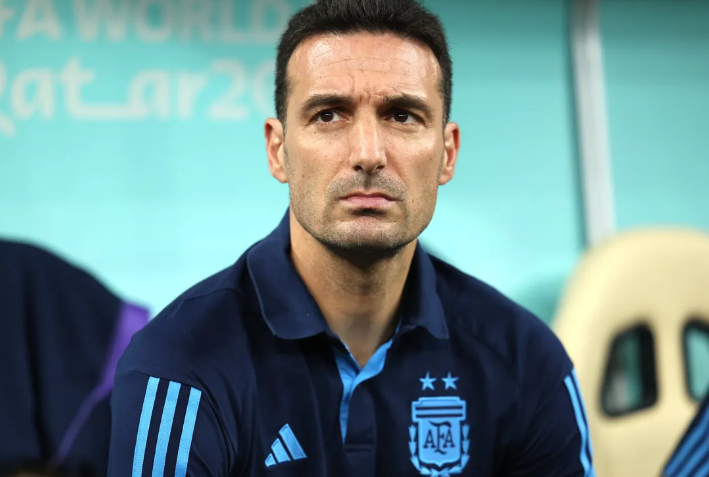 Scaloni en la previa